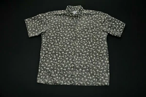 Vintage Reyn Spooner Hawaiihemd Aloha Large L Floral grau Blume 6222t - Bild 1 von 5