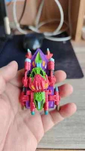 1994 Zbots Micro Machines Red Green Car Action Figure Model Vintage Toy - Picture 1 of 2