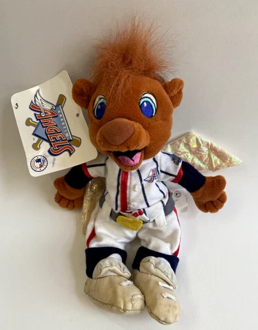 ANAHEIM ANGELS BEAN BAG PLUSH STUFFED SCOOP MASCOT MLB MAJOR LEAGUE BASEBALL Cover
