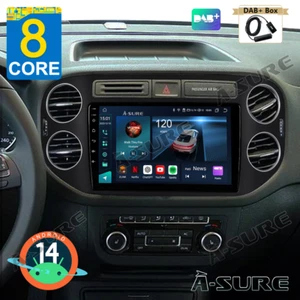 DAB+ 4+64GB Android 14 Carplay DSP GPS Navi Autoradio Für VW Tiguan 5N GOLF Plus - Bild 1 von 12