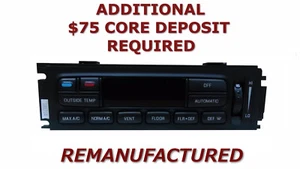 Calentador de aire acondicionado REMAN 96-97 CROWN VICTORIA CONTROL DE TEMPERATURA CLIMÁTICA INTERCAMBIO EATC - Imagen 1 de 2
