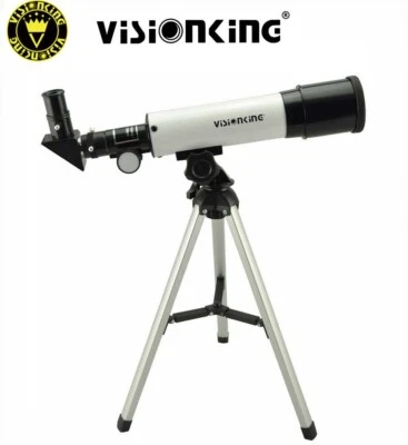 Visionking 360/50mm Astronomical Telescope Outdoor for Kids Star Moon Space Sun - Image 1 of 4