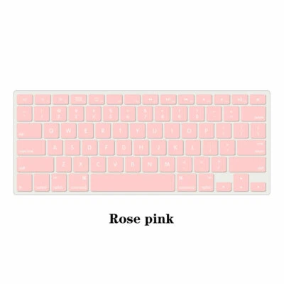 Elegant Color Silicone Keyboard Cover For Macbook M4 Air 13 15 Pro14 16 11 12 in - Image 1 of 4