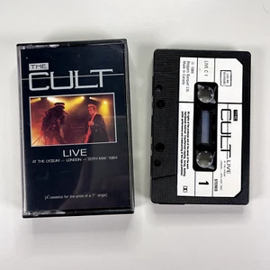 THE CULT, Live at the Lyceum, Cassette Tape, Tested, 1986, Beggars Banquet - Picture 1 of 3