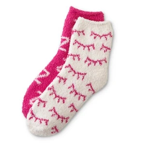 Women's 2-Pairs Slipper Socks Assorted One Size - Picture 1 of 3