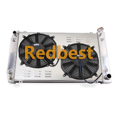 Radiador + cubierta + ventilador de 12" para camioneta Chevy 88-99 89 GMC C/K C1500 C2500 C3500 Foto 1 de 4