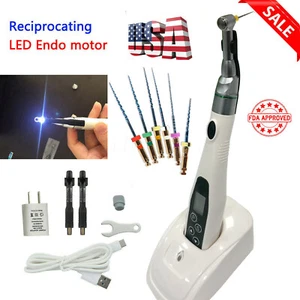 Dental Cordless Endo Motor LED 16:1 Root Canal Endodontic Treatment+6*NITI Files - Picture 1 of 21