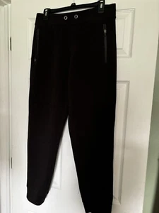 Aeropostale Men’s Medium Black Activewear Pants/Joggers, Zippered Pockets - Picture 1 of 4
