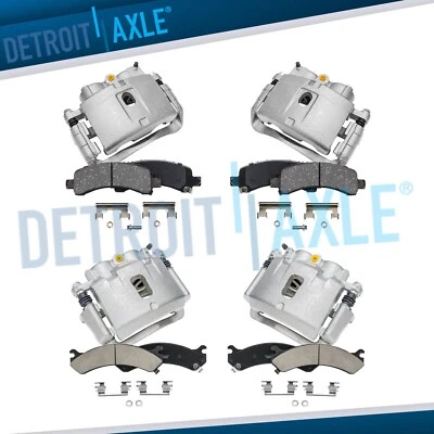 Front & Rear Calipers Ceramic Brake Pads for 2003-2020 Express Savana 2500/ 3500 - Image 1 of 4