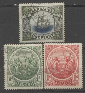 No: 123217 - BARBADOS - LOTE DE 3 SELLOS ANTIGUOS - ¡USADO!¡! - Imagen 1 de 1
