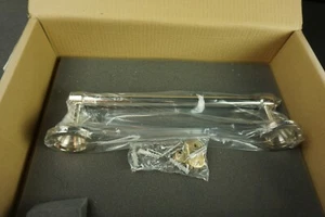 Waterworks Transit 12" Single Metal Towel Bar In Nickle 22-22517-89142 NEW - Picture 1 of 6