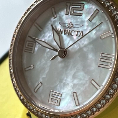 Invicta Bolt Quartz Crystal Mother of Pearl Dial Ladies Watch 29142 - Image 1 of 4