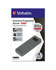 Verbatim Executive Fingerprint Secure 512 GB, USB-C externe SSD