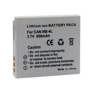NB-4L NB4L NB-4LH 3.7V 850mAh Li-ion Battery Pack For Canon Digital Camera - Picture 1 of 9