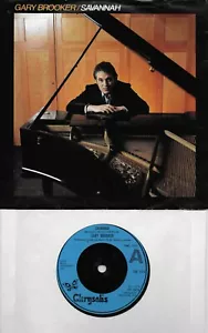 GARY BROOKER Savannah / S.S. Blues UK Import 45 from 1979 PROCOL HARUM - Picture 1 of 1
