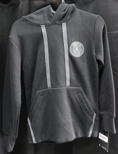 Jordan Boy's Psg Fleece Hoodie Black 95C508-023 Size S 128CM-132CM 8-10 YRS New - Picture 1 of 4