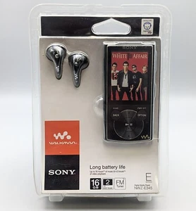 Nuevo Sony Walkman 2009 16 GB reproductor multimedia digital portátil sintonizador FM negro NWZ-E345 - Imagen 1 de 4