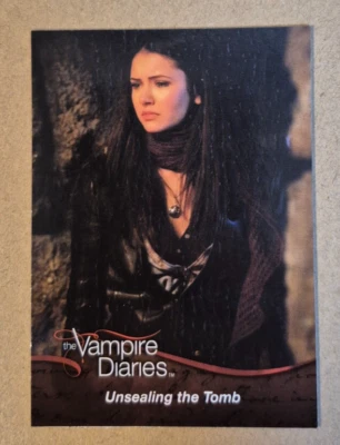 Tarjeta coleccionable The Vampire Diaries temporada uno #43 Cryptozoic 2011 "Desprecintar..." Foto 1 de 2