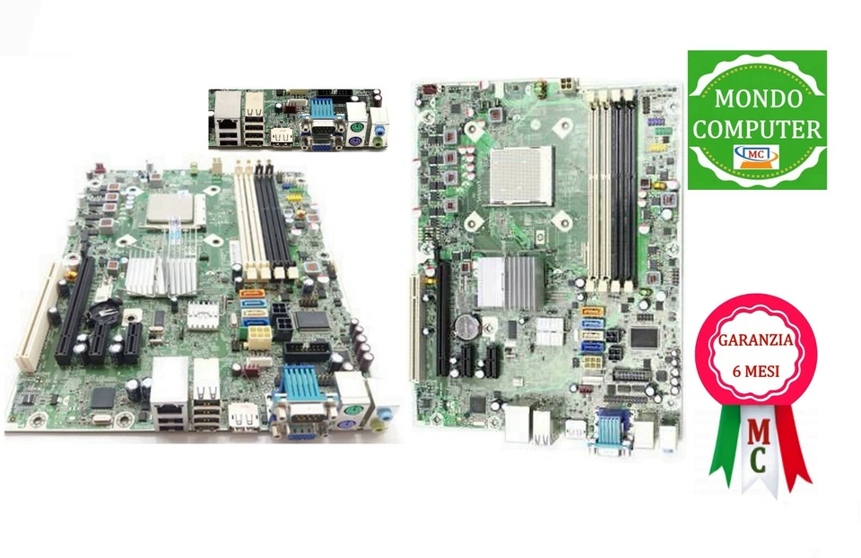 SCHEDA MADRE SOCKET AM3  HP COMPAQ 6005 PRO  SFF + PHENOM X 2 B55  - Immagine 1 di 1
