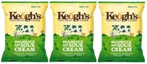 3 Sharing Beutel Keogh's Shamrock und Sour Cream Kartoffelchips je 125g - Bild 1 von 1