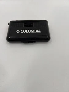 Vintage Columbia Sport Mini Foldable Collapsible Binoculars Black 4.25" x 2.5" - Picture 1 of 10