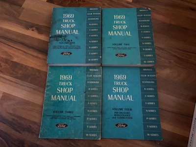 1969 福特卡车服务手册_F100 F250 F350 BRONCO B C N P T W_E100 E200 E300 — 第 1/4 张图片