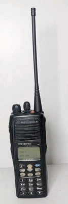 Motorola HT1550 XLS UHF 450-527 MHz 255 Channel Front Panel Programmable GMRS - Image 1 of 4