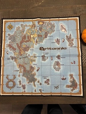 Mapa de tela Ultima Online original en excelente estado Foto 1 de 3