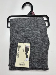 NUEVO CON ETIQUETAS Leggings al Tobillo No Boundaries tiro alto S/M Gris Textura Suave Poliéster Elástico - Imagen 1 de 3