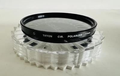 Tiffen Lens Cir Circular polarizer 77MM Glass Filter with Case Japan - Image 1 of 4