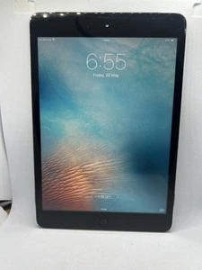 Apple iPad Mini 1st Gen 16GB A1455 Wifi Cellular. Working. Cracked Screen. - Picture 1 of 7