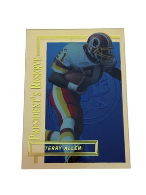 1996 Collector's Edge President's Reserve - Terry Allen #195 Trading Card - Image 1 of 2