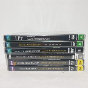 David Attenborough DVD Collection Documentaries Bulk Lot X 6 VGC Free Postage - Picture 1 of 2