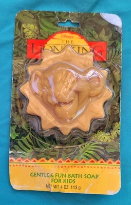 Disney Lion King Simba Gentle & Fun Bath Soap Bar For Kids New In Package  - Image 1 of 4