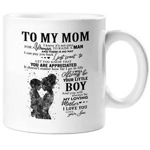 Best Mom Ever Coffee Mug - Mother Gifts From Son on Birthday, Mother's Day, V... - Picture 1 of 4