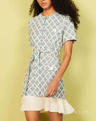 Sandro Paris Women's Dress Size 34 FR / XS Print SFPRO02402 - Image 1 of 4