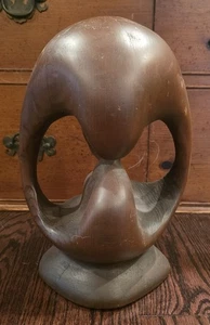 Afrikanische handgefertigte Holzkunst Skulptur - Bild 1 von 6