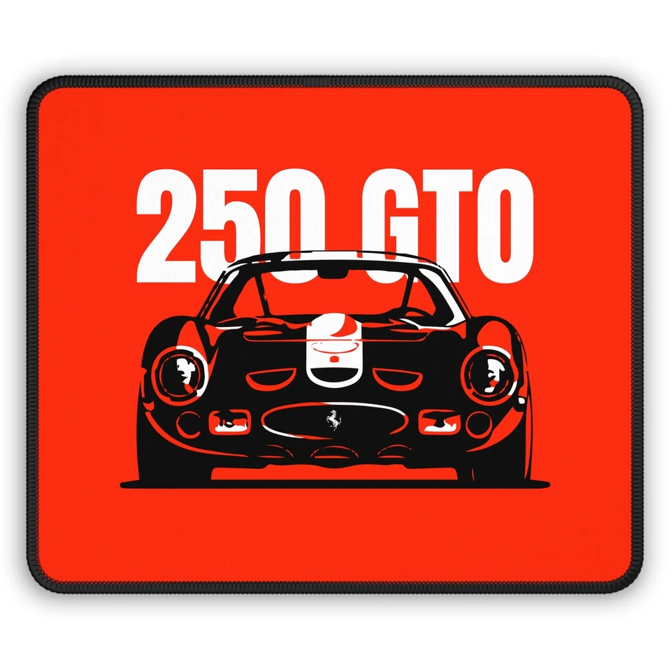 Alfombrilla de ratón Ferrari 250 GTO - Diseño personalizado - Bordes cosidos premium 9x7 Foto 1 de 1