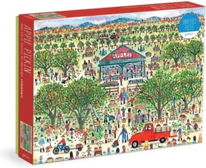1000 Piece Apple Pickin Puzzle Adult Family Jigsaw Puzzle Toys Games Art Gift - Picture 1 of 7