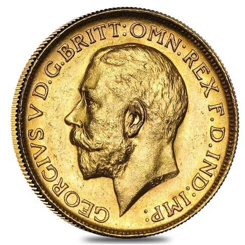Sale Price - 1911-1931-P Australia Gold Sovereign George V Avg Circ Cover