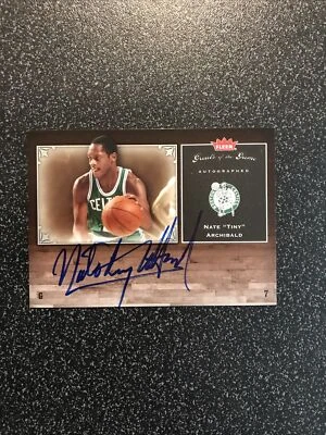 2005-06 Fleer Greats of the Game Nate Tiny Archibald Autograph Auto #GG-NA - Image 1 of 2