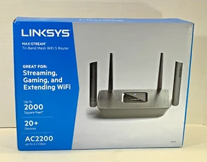 Linksys AC2200 Tri-Band Mesh WiFi 5 Router (MR8300) - Picture 1 of 6