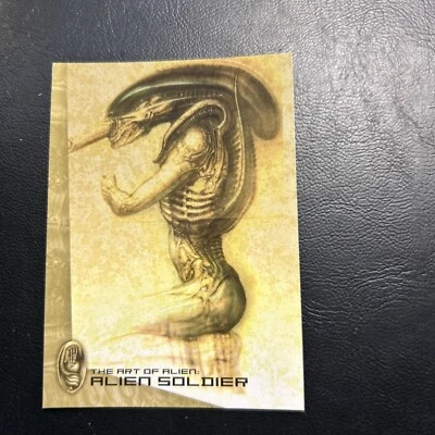 Jb2 Aliens Legacy 1998  InkWorks #57 Soldier Art Alien H R Giger - Image 1 of 2