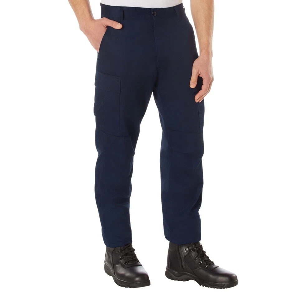 Rothco Navy Blue Tactical BDU Cargo Pants Military Pants 6 Pocket Fatigues - Image 1 of 4
