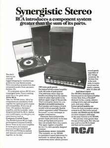 1969 RCA STEREO PLATTENSPIELER SS5000 VINTAGE PRINT AD - Bild 1 von 1