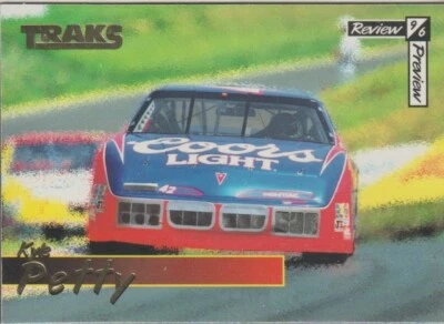 KYLE PETTY: 1996 TRAKS REVIEW/PREVIEW MAGNET - Image 1 of 2
