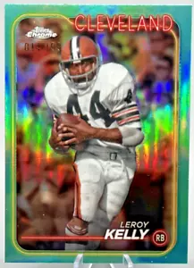 2024 Topps Chrome Teal Leroy Kelly /199 Cleveland Browns - Foto 1 di 2