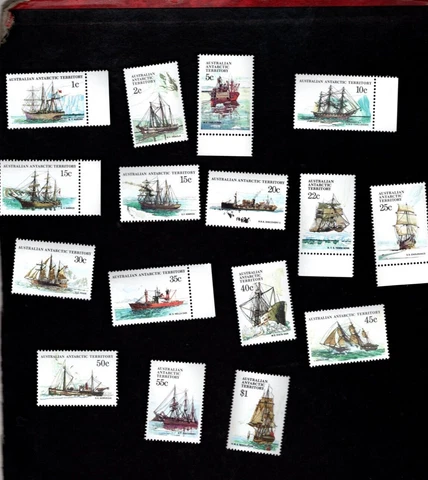 Australian Antarctic Terr. sc#L37-52 (1979-81) Complete MNH Cover