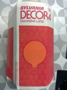 Sylvania 40G40/CL Decor 4 120V 40W G40 Decorative Lamp, Clear **Free Shipping** - Picture 1 of 2
