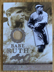Babe RUTH🔥2015 Leaf Q Baseball G/U’d Boston BAT Relic Red Sox Yankees HOFer📈